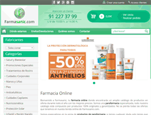 Tablet Screenshot of farmasanic.com